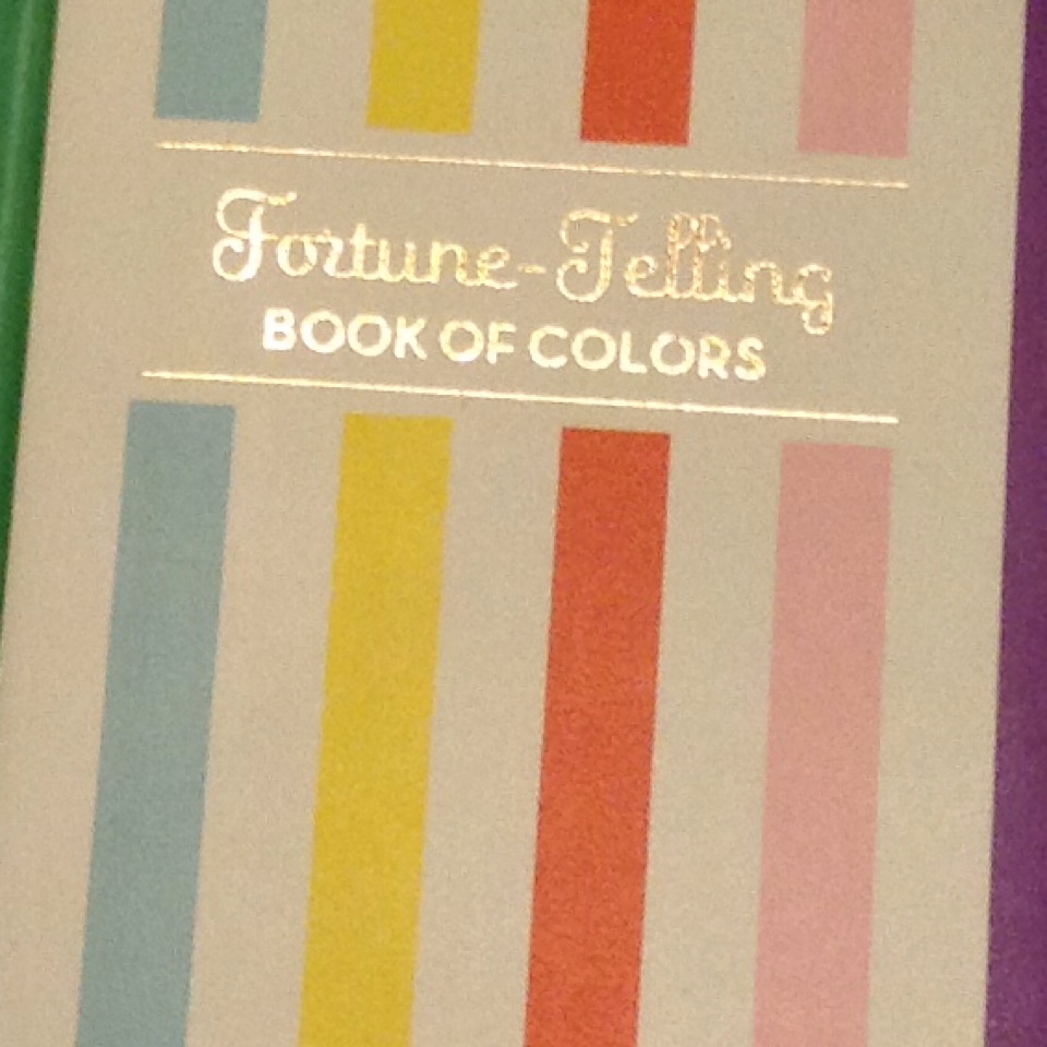 Fortune Telling Book Of Colors Ephemera Design